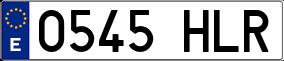 Truck License Plate
